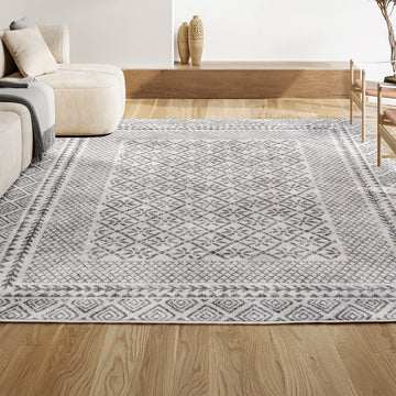 Athens Modern Geometric Boho Rug Area Rug